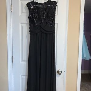 Long black dress